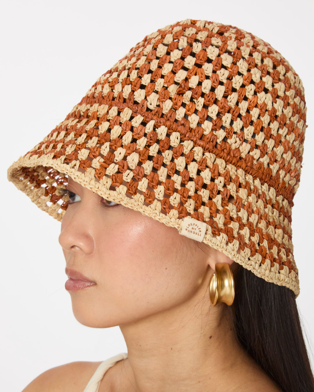 LOEFFLER RANDALL Jocelyn Raffia Bucket Hat