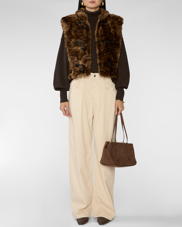Isabel Marant Etoile Jocya Vest Brown