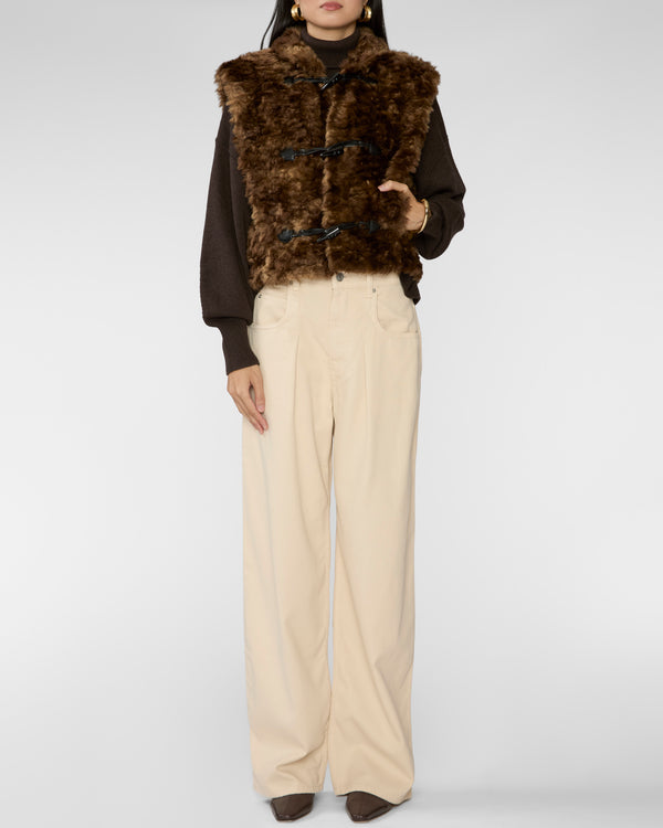 Isabel Marant Etoile Jocya Vest Brown