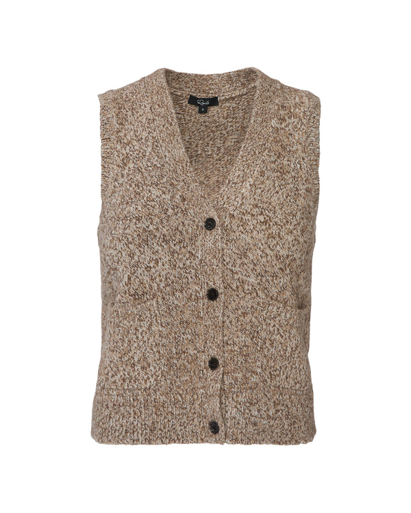 Kasmir Top Brown Melange