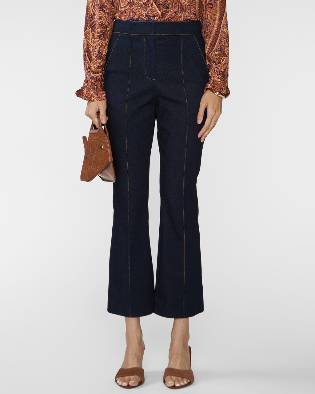 Veronica Beard Kimra Pant Midnight Wash