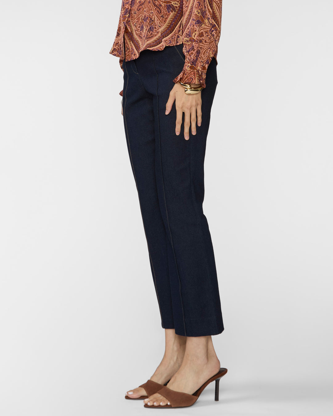 Veronica Beard Kimra Pant Midnight Wash