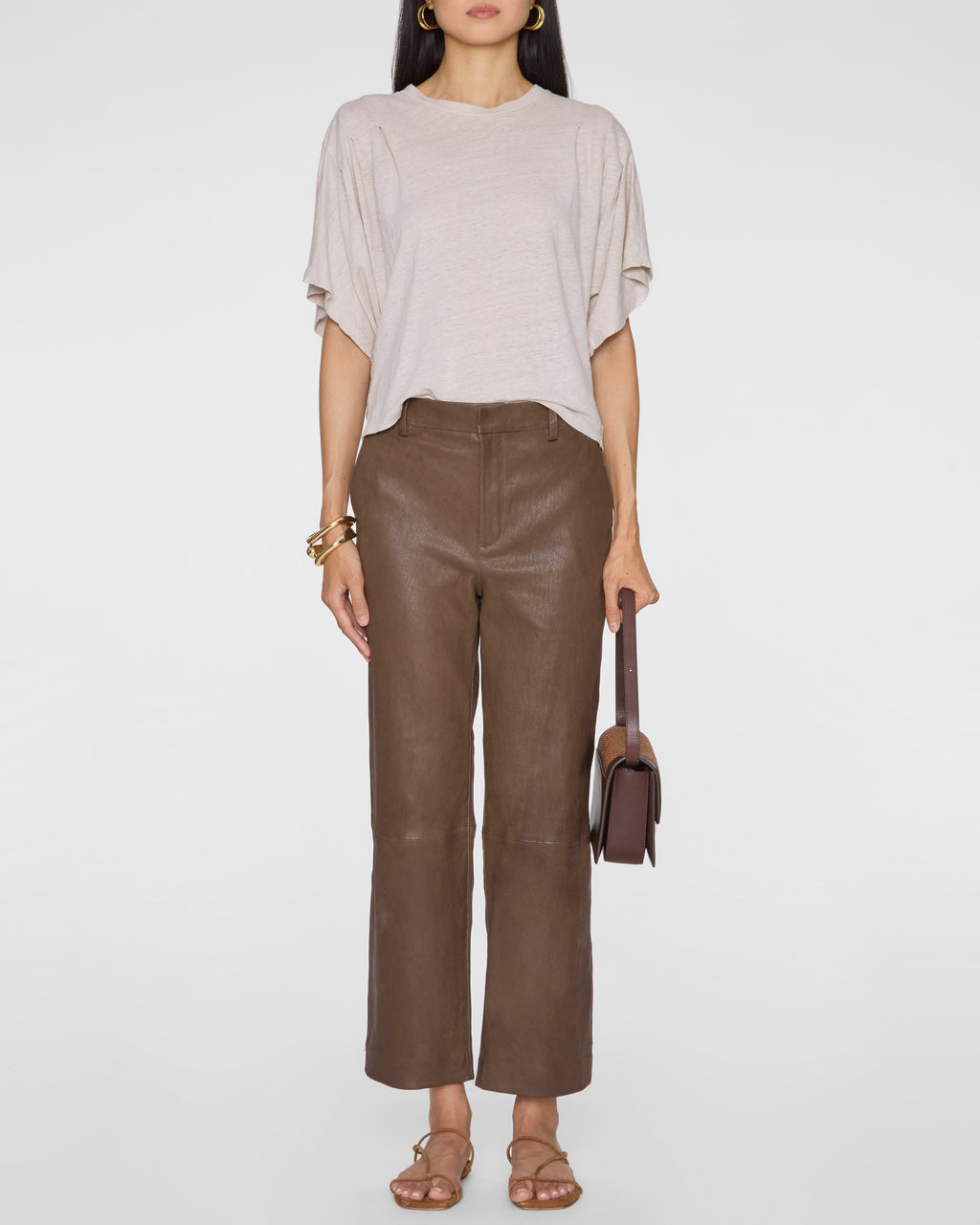 ISABEL MARANT ETOILE Kyanza Top in Ecru