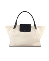Frame Le Canvas Trapeze Tote in Canvas Noir