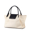 Frame Le Canvas Trapeze Tote in Canvas Noir