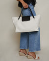 Frame Le Canvas Trapeze Tote in Canvas Noir