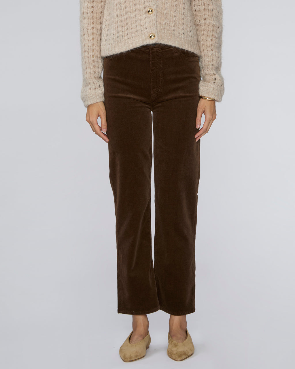 FRAME Le Sleek Straight Corduroy