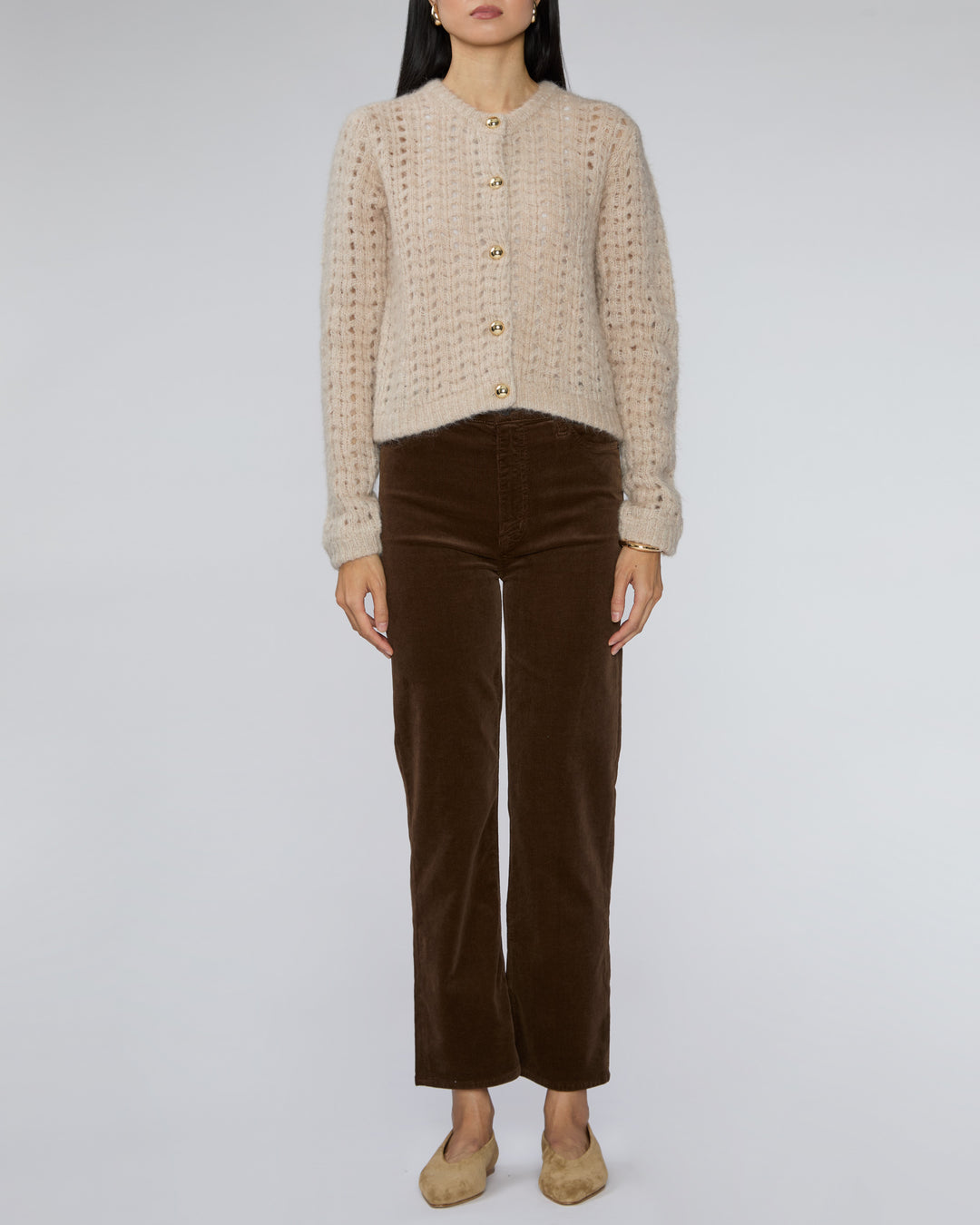 FRAME Le Sleek Straight Corduroy
