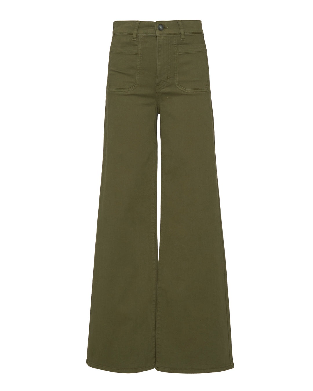 FRAME Le Slim Palazzo Modernist Pocket in Grasshopper