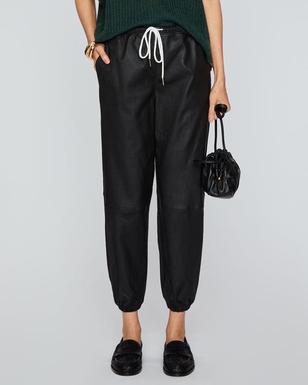 SPRWMN Leather Sweatpants