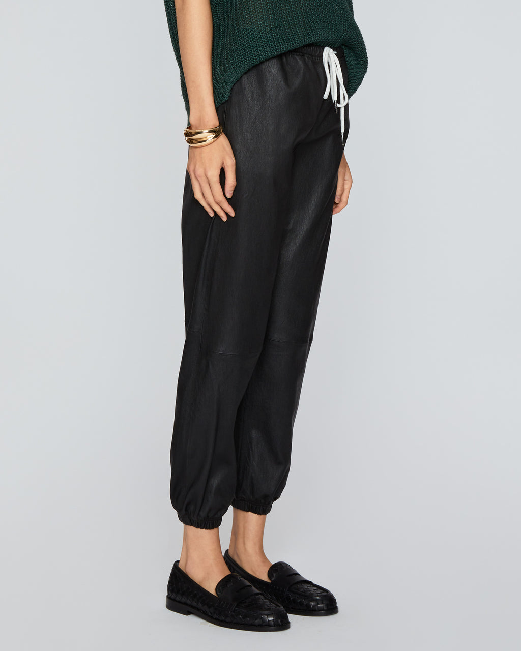 SPRWMN Leather Sweatpants