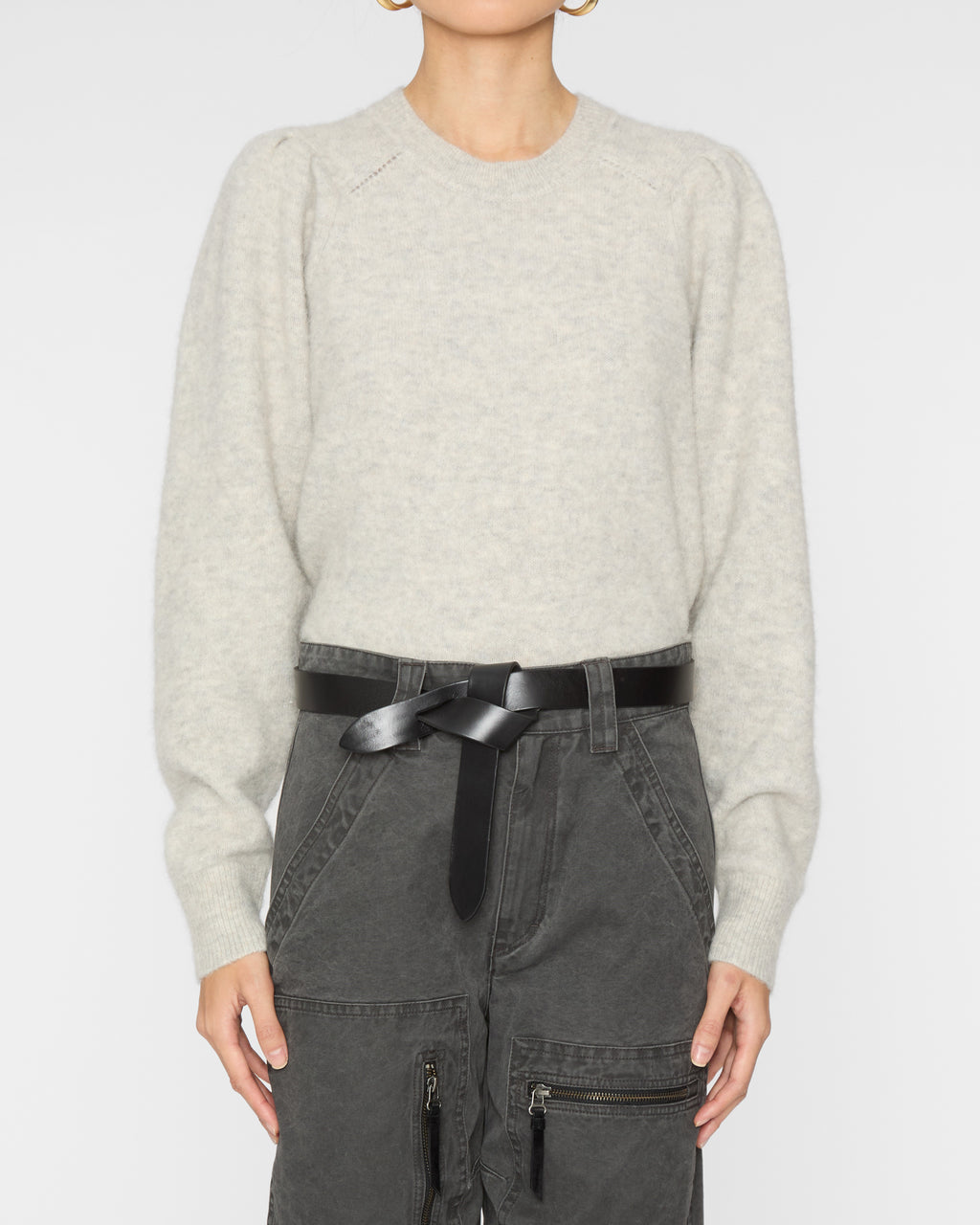 ISABEL MARANT ETOILE Lecce Belt in Black