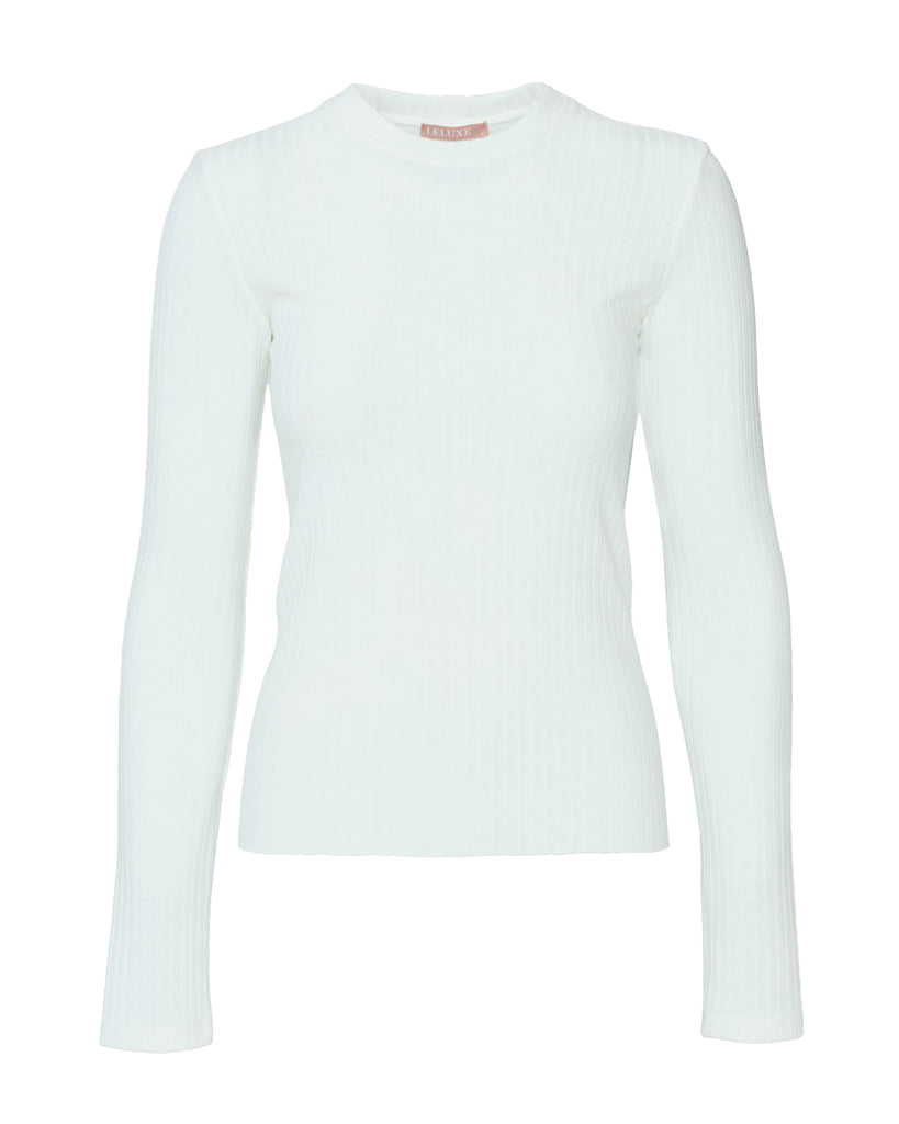 LELUXE Charli Crew in Cloud