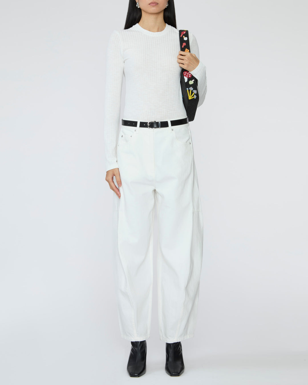 LELUXE Charli Crew in Cloud