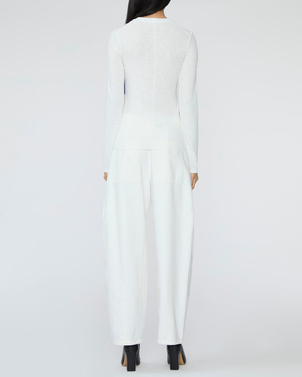 LELUXE Charli Crew in Cloud