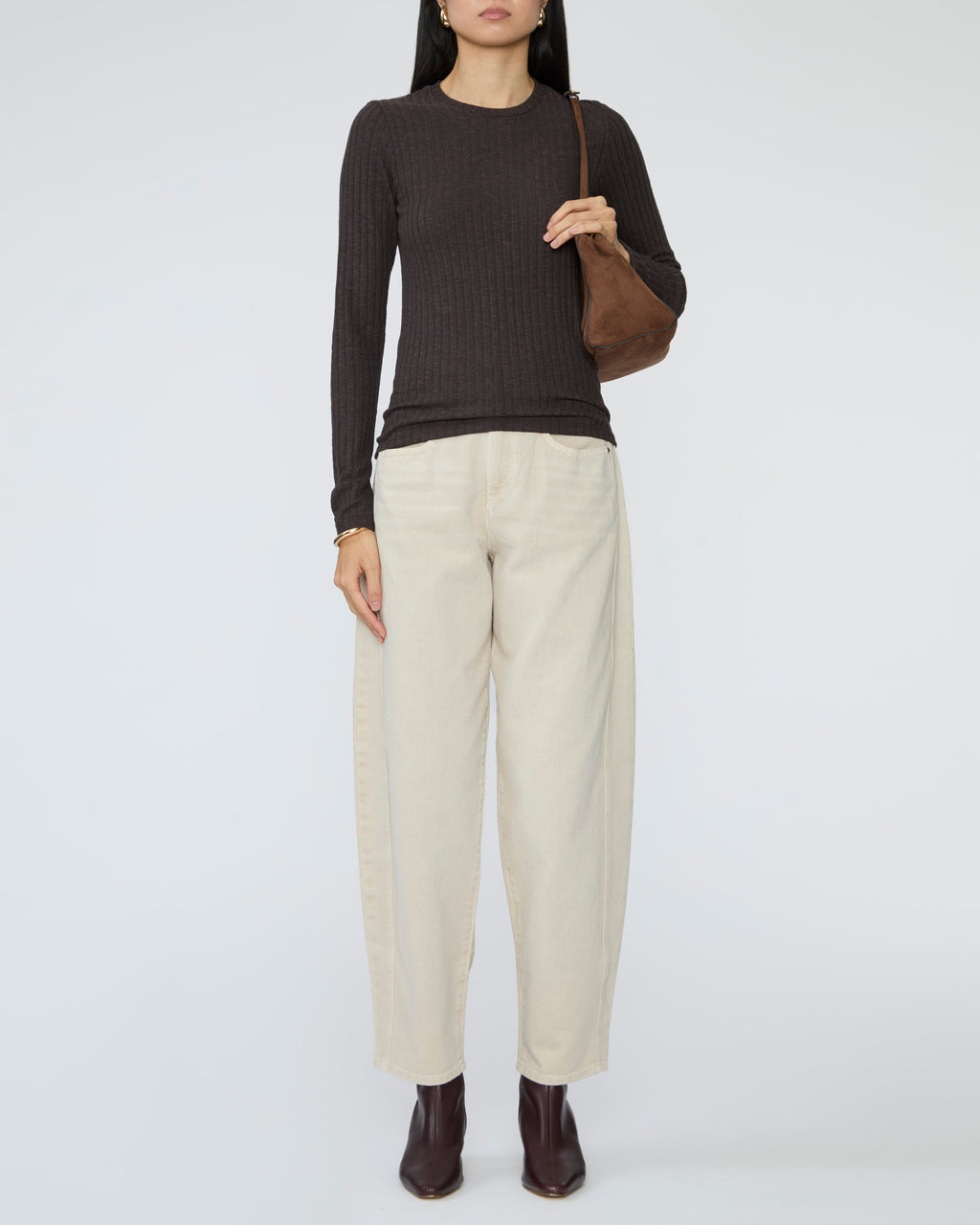 LELUXE Sophie Crew in Cocoa