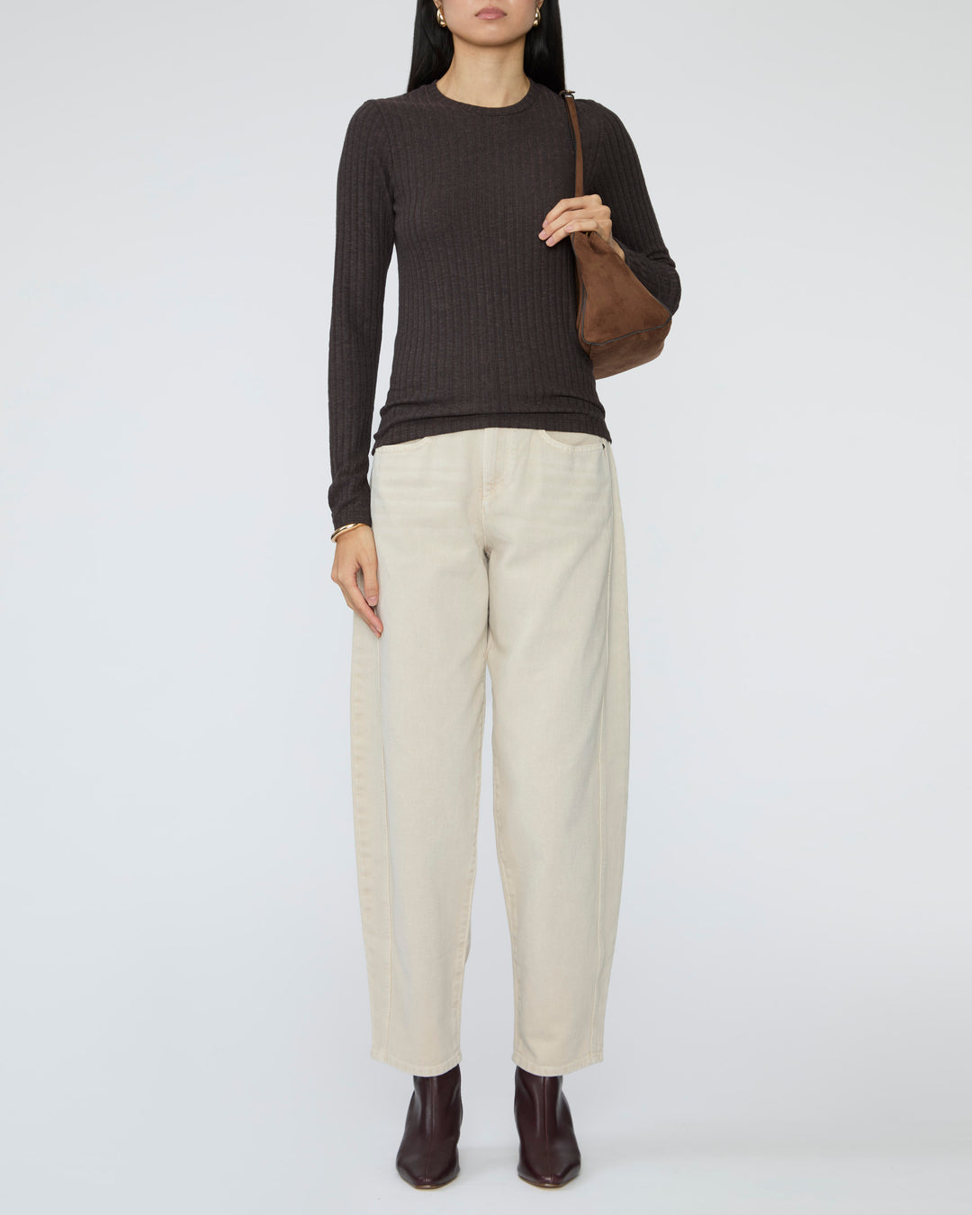 LELUXE Sophie Crew in Cocoa