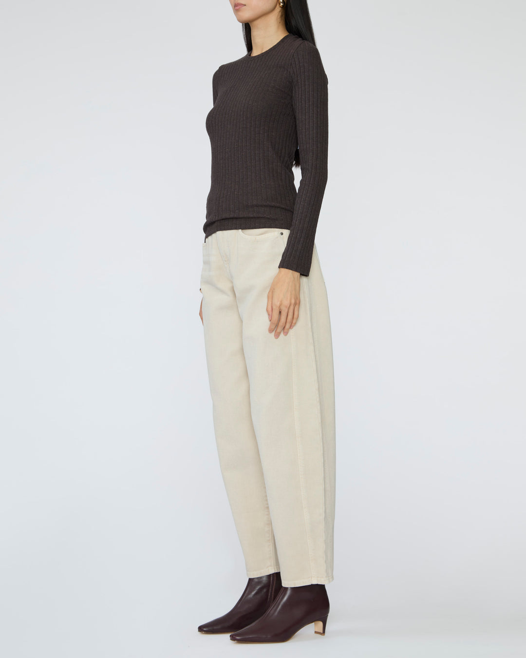 LELUXE Sophie Crew in Cocoa
