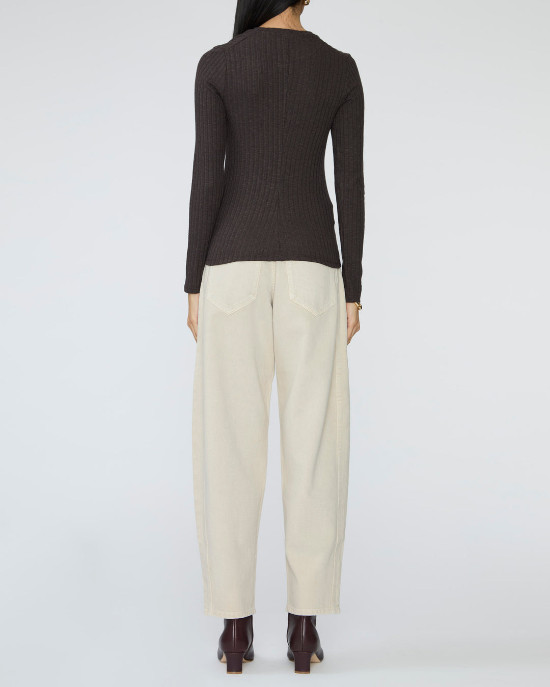 LELUXE Sophie Crew in Cocoa