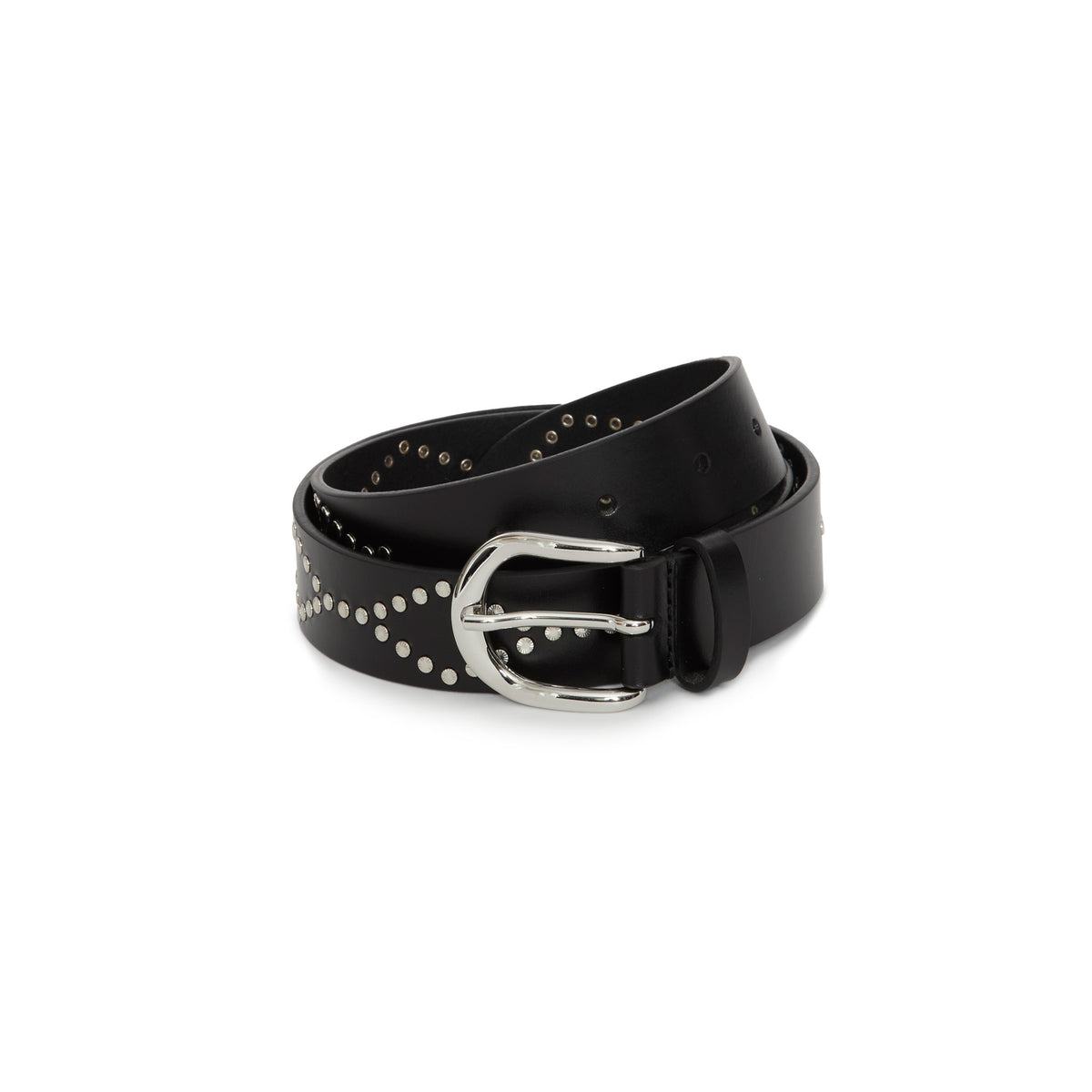 ISABEL MARANT ETOILE Liliana Belt in Black/Silver– Capsule Shop display picture 2