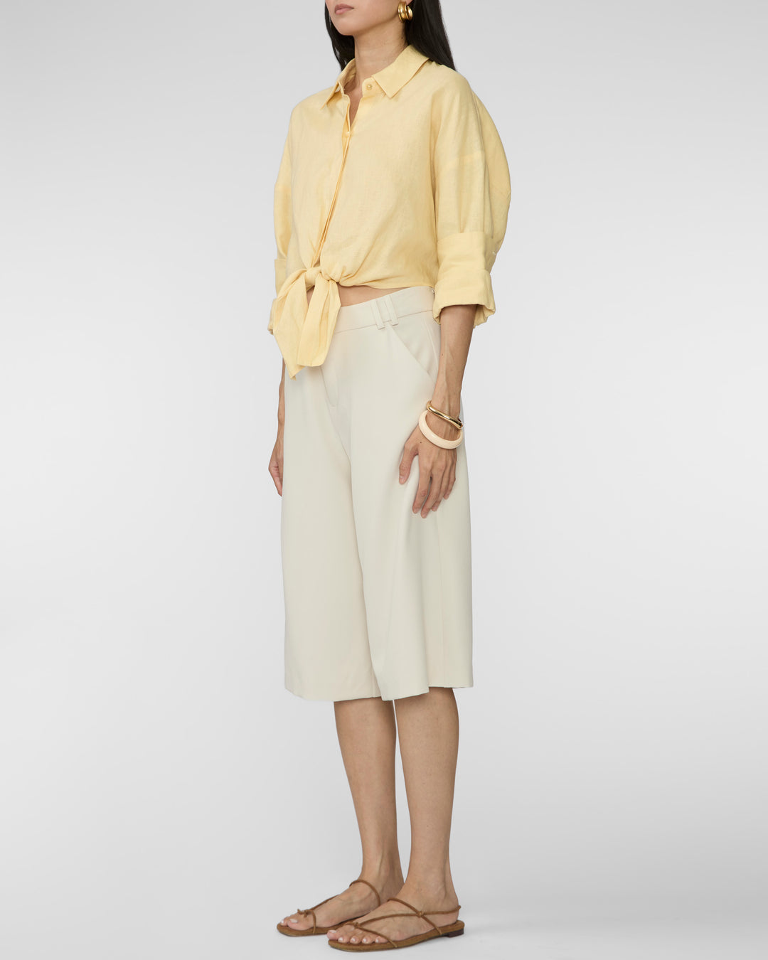 STAUD Lisa Linen Top