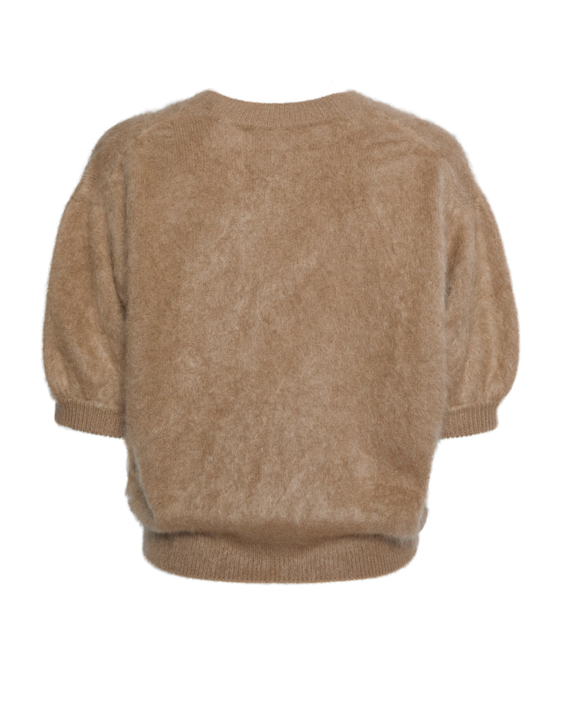 LISA YANG Juniper Sweater in Toffee Brushed