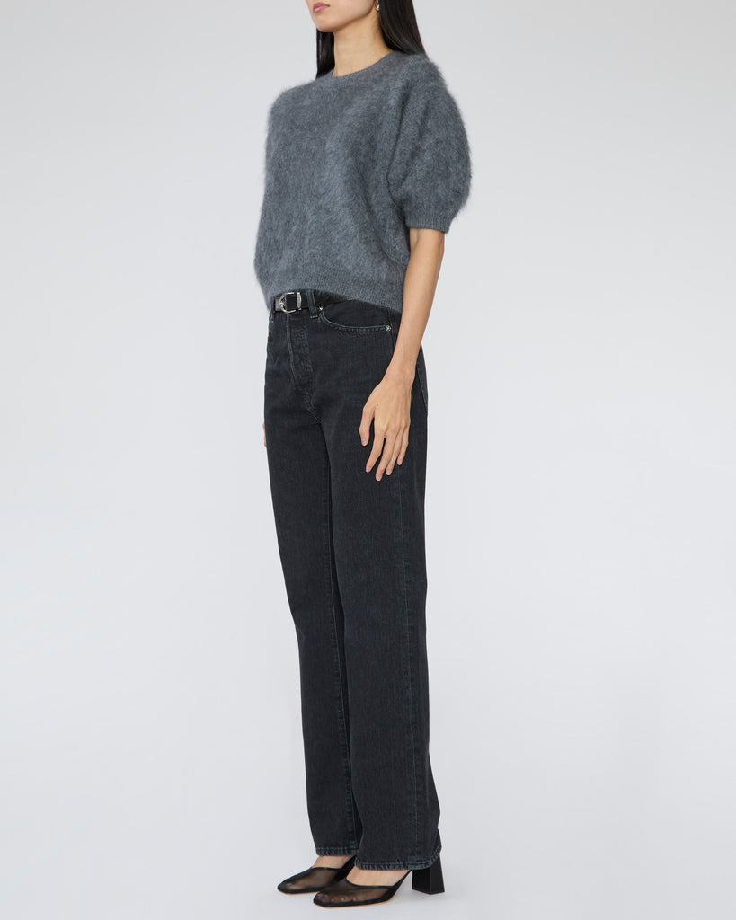 LISA YANG Juniper Sweater in Graphite Brushed