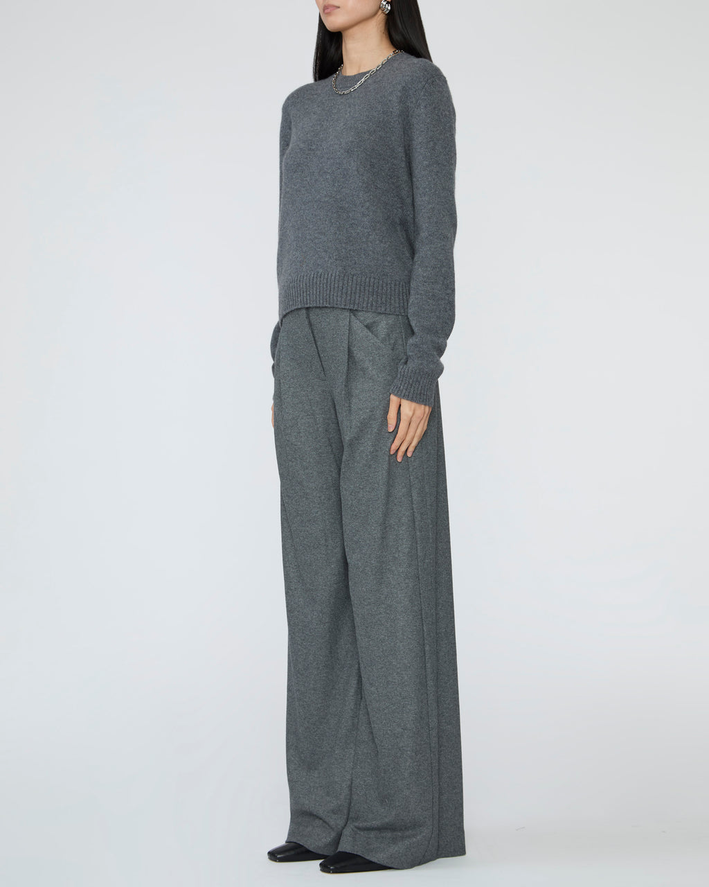LISA YANG Mable Sweater in Graphite