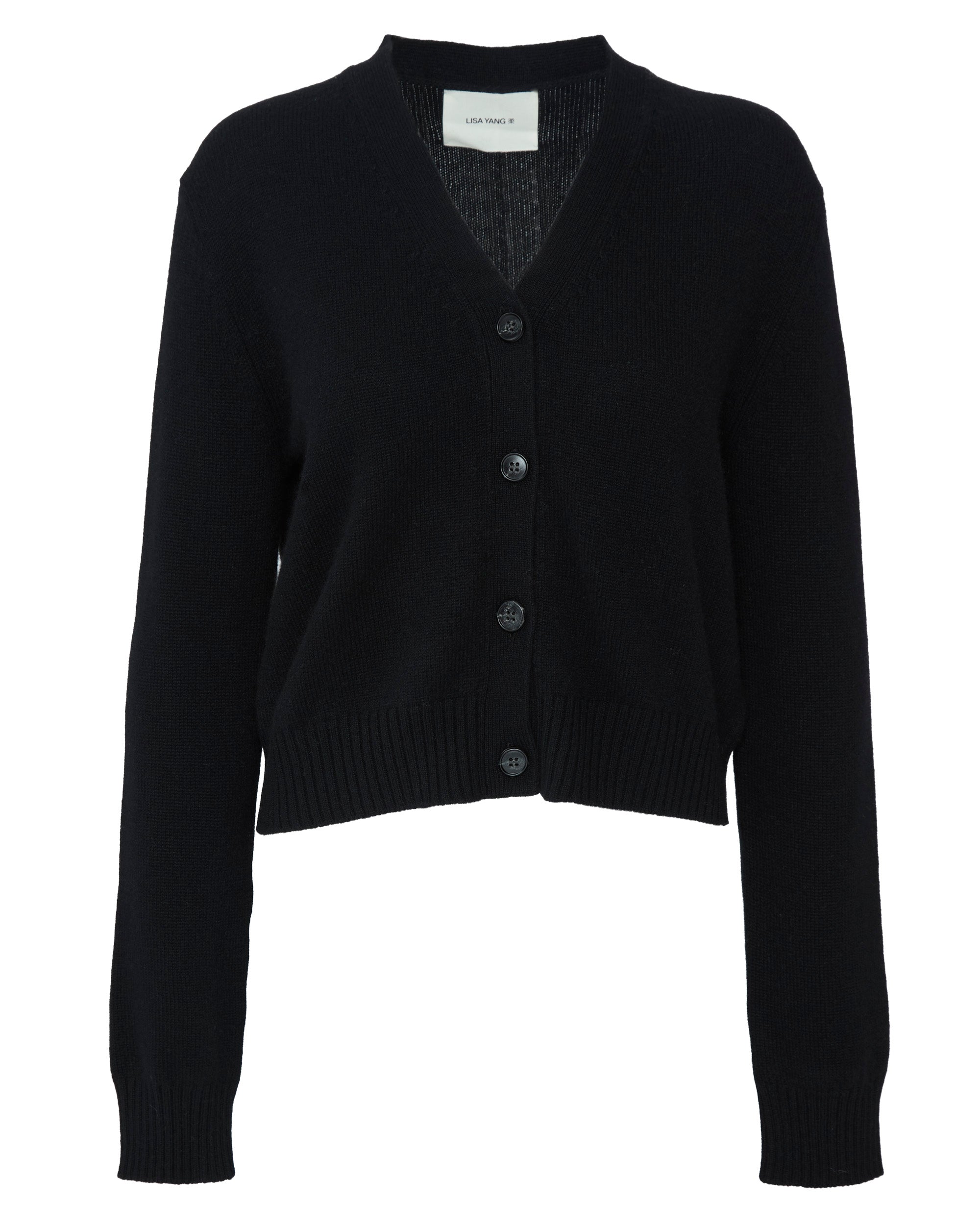 LISA YANG Marion Cardigan in Black– Capsule Shop