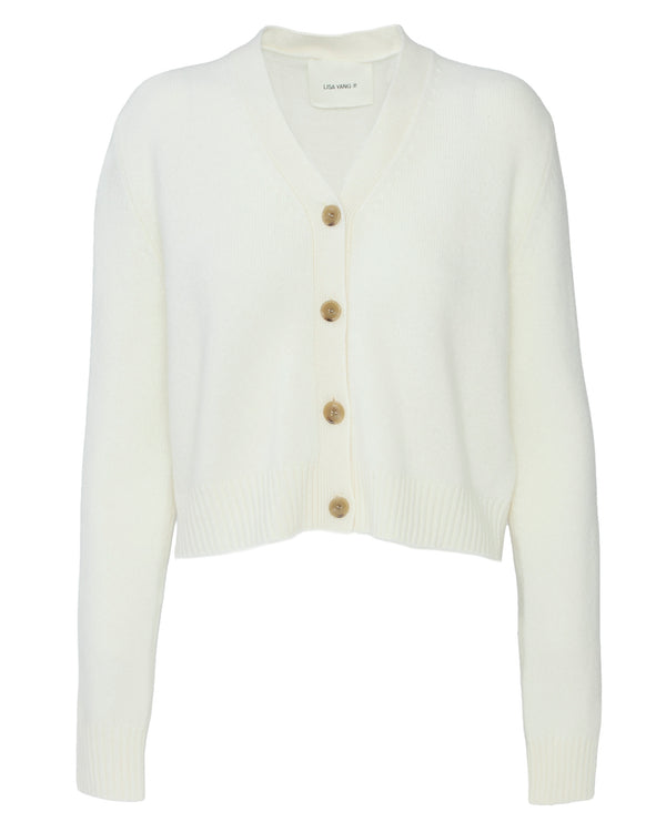 LISA YANG Marion Cardigan in Cream