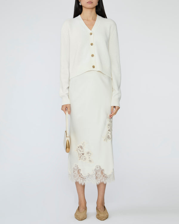 LISA YANG Marion Cardigan in Cream