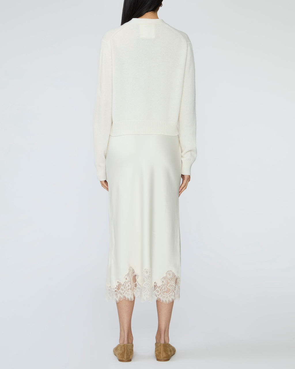 LISA YANG Marion Cardigan in Cream