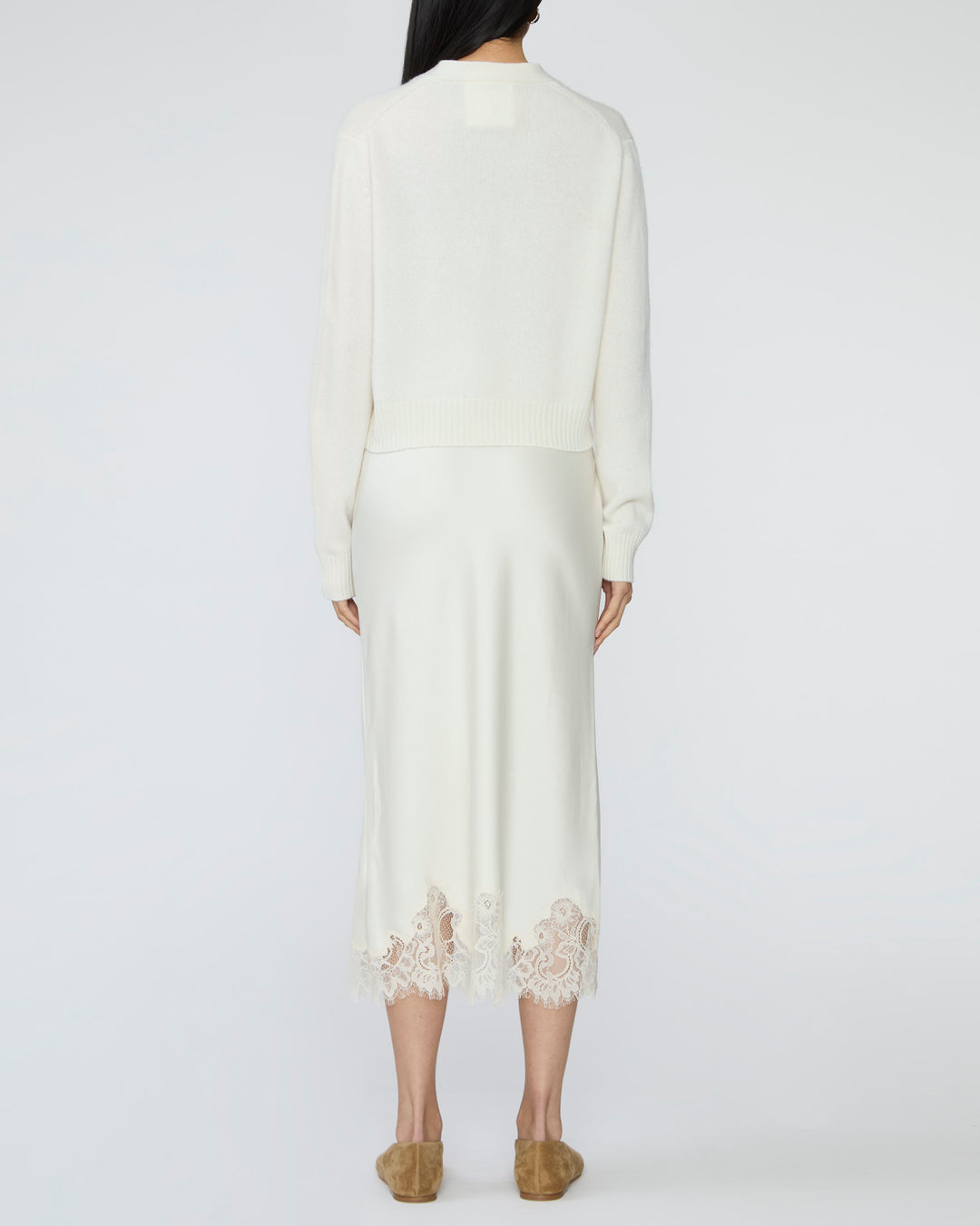 LISA YANG Marion Cardigan in Cream