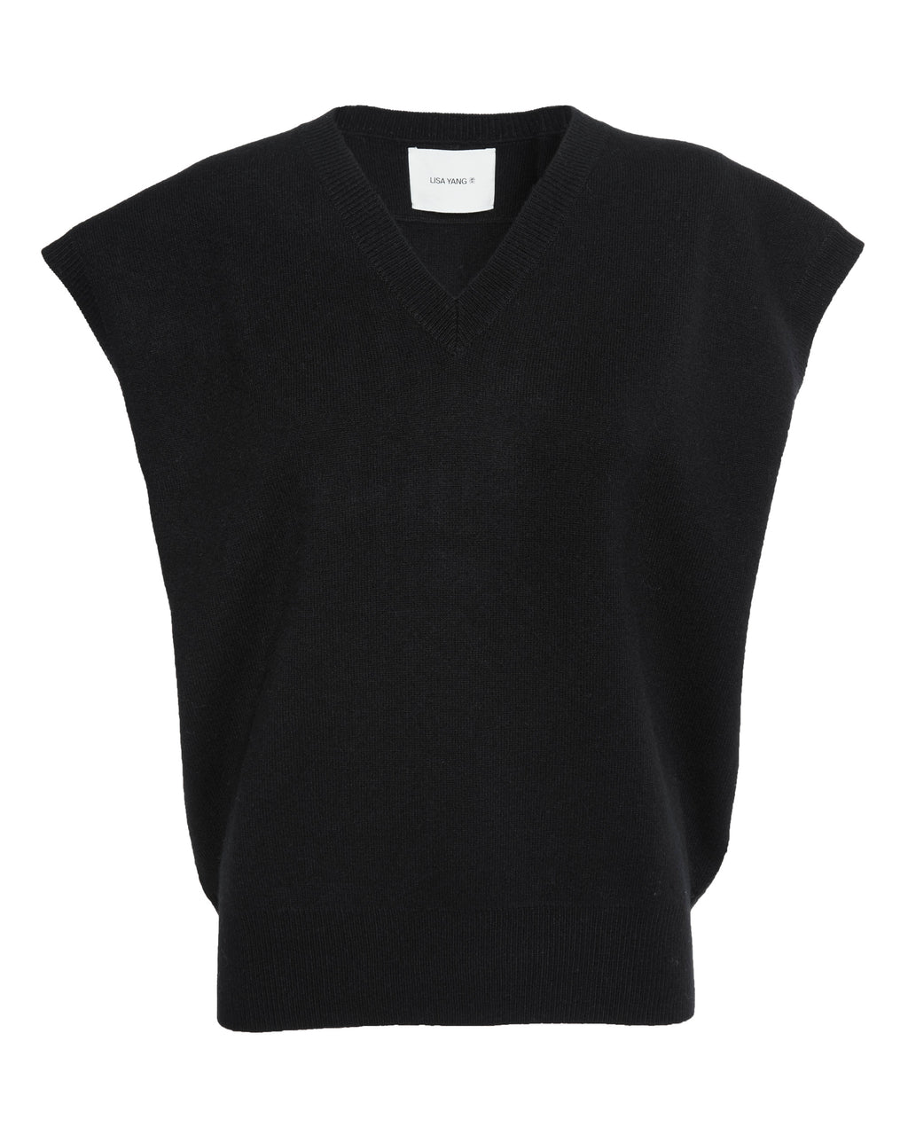 LISA YANG Navarra Vest in Black