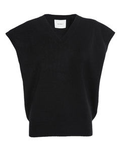 Navarra Vest in Black