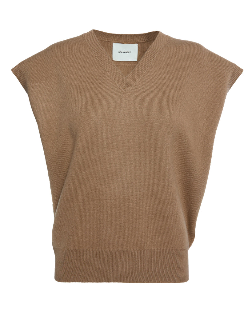 LISA YANG Navarra Vest in Toffee
