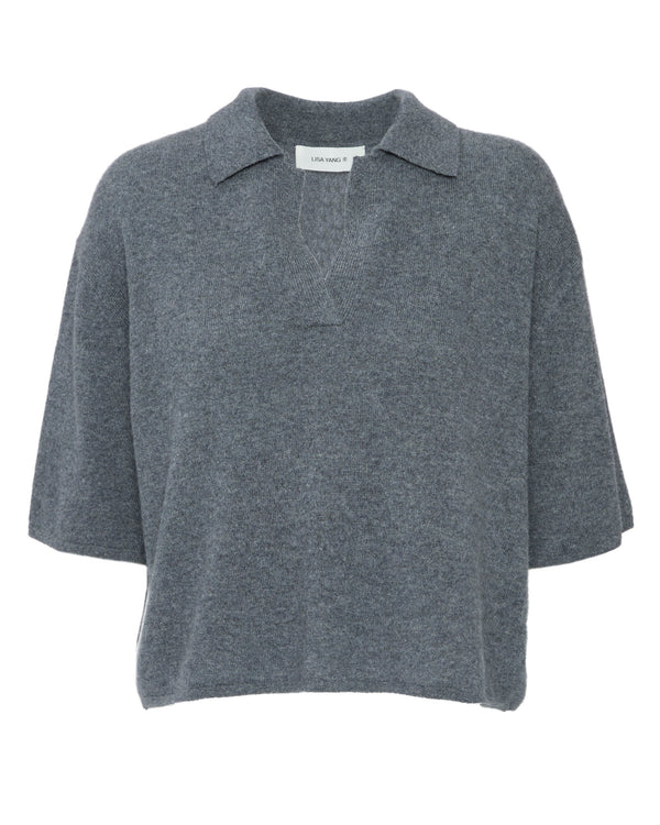 LISA YANG Neela T-Shirt in Graphite