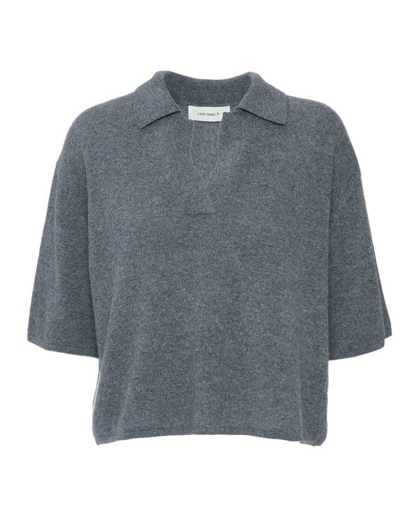LISA YANG Neela T-Shirt in Graphite