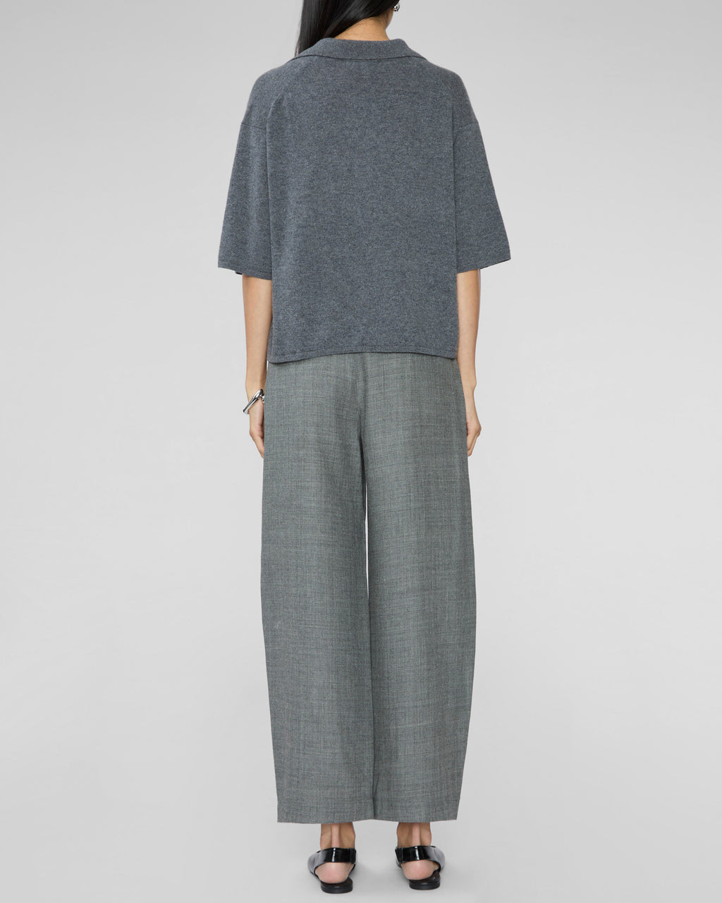 LISA YANG Neela T-Shirt in Graphite