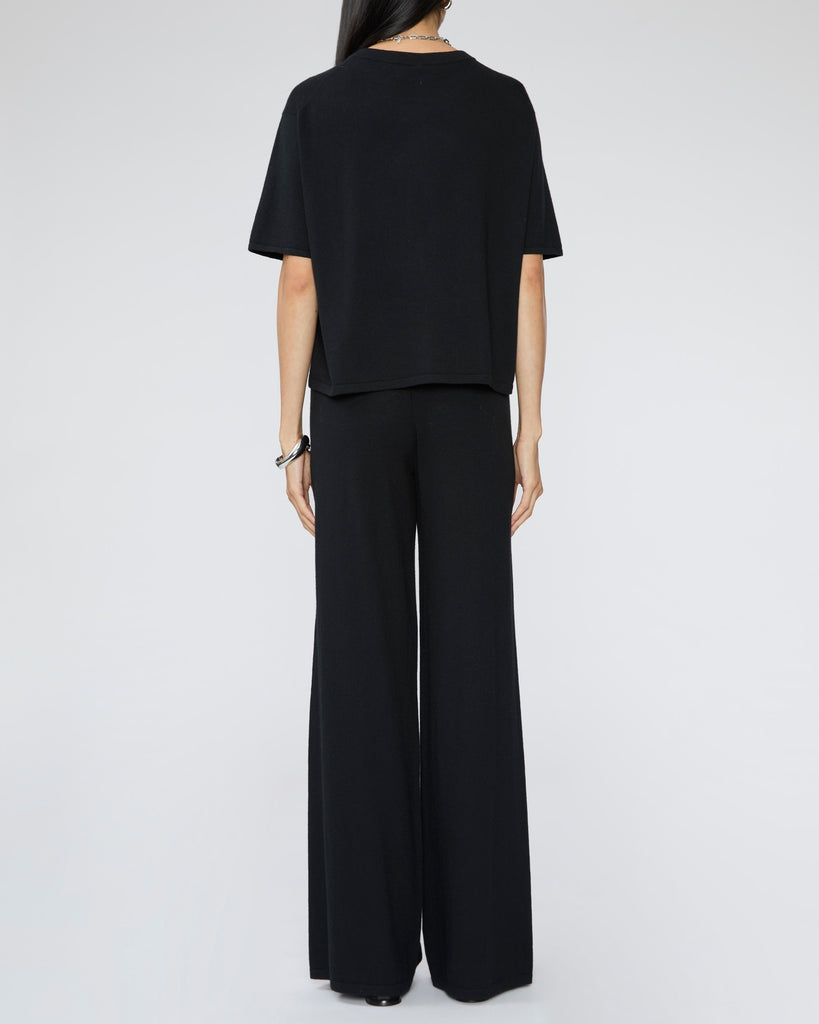 LISA YANG Rubie T-Shirt in Noir