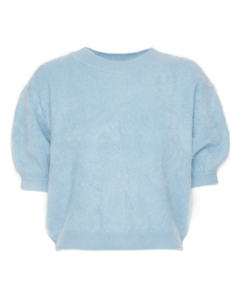 Juniper Sweater in Powder Blue Brushed
