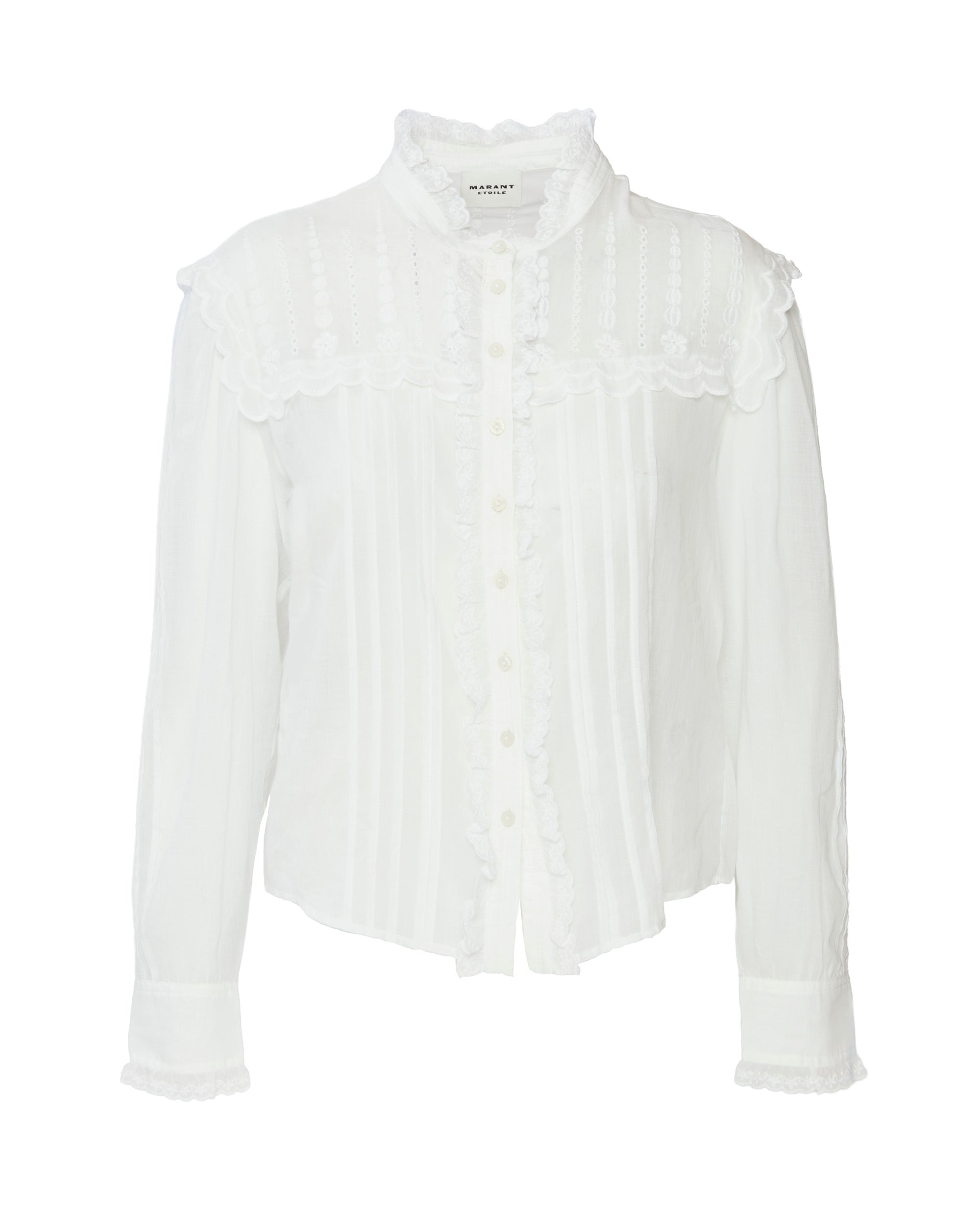 ISABEL MARANT ETOILE Lonzie Top in White – Capsule Shop