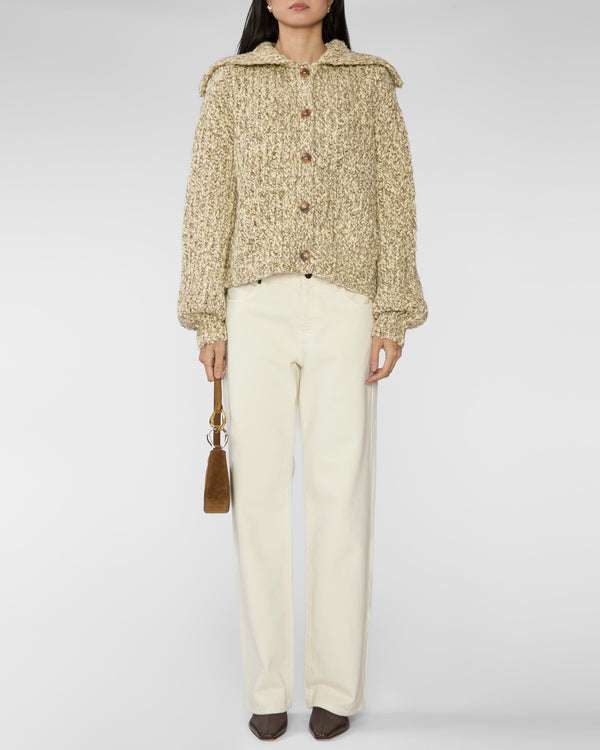 Ulla Johnson Louise Knit Cardigan Alabaster
