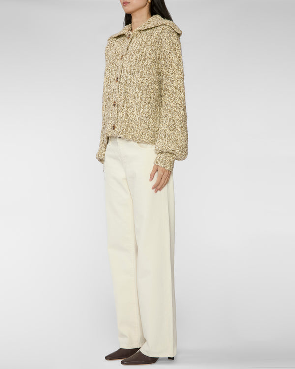 Ulla Johnson Louise Knit Cardigan Alabaster