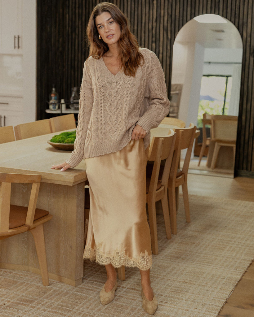 LOVESHACKFANCY Malina Skirt