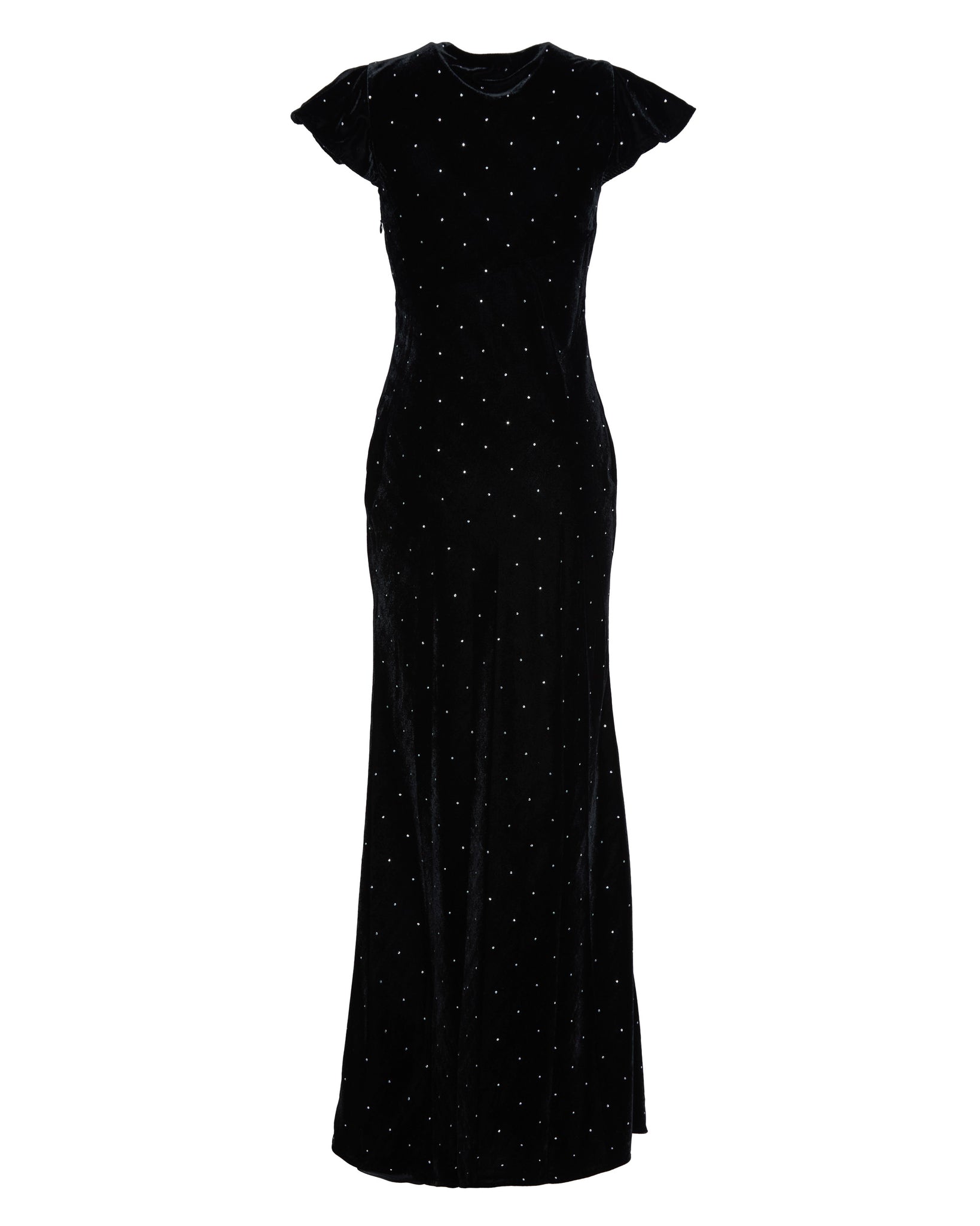 LoveShackFancy Melora Velvet Dress | Black | Size 2 LoveShackFancy Melora Velvet Dress | Black | Size 2