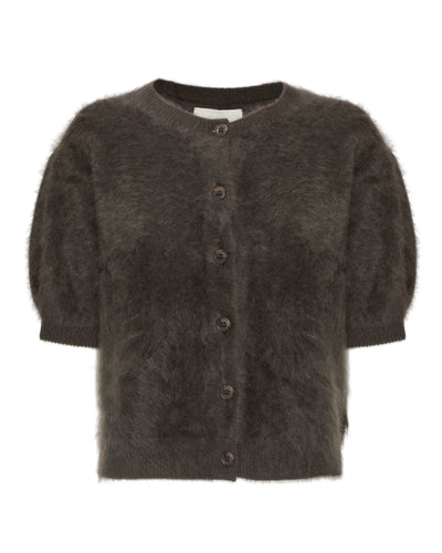 Lucianne Cardigan Dark Fern Brushed