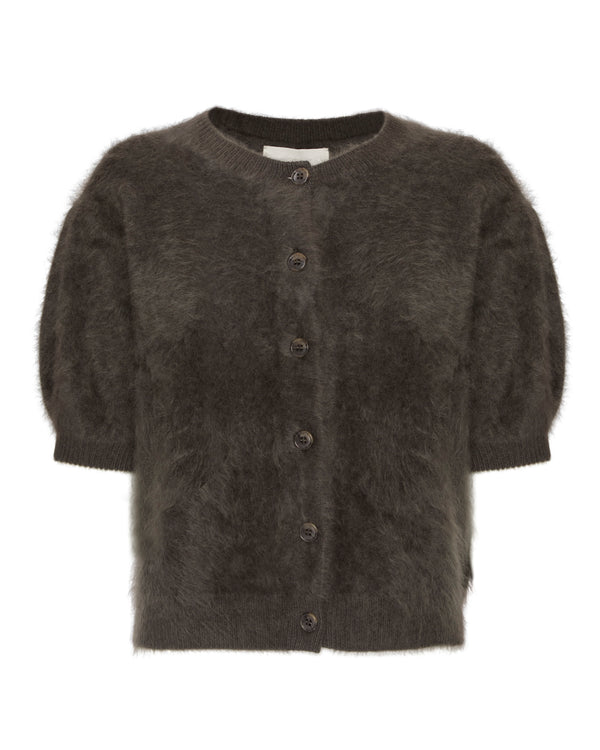 Lucianne Cardigan Dark Fern Brushed