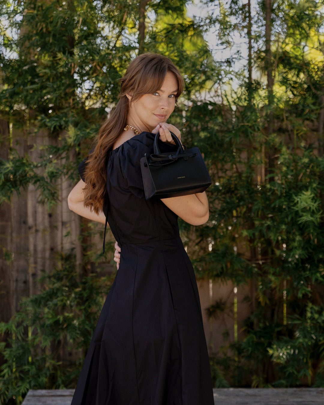 MANSUR GAVRIEL Mini Mini Sun Bag in Black