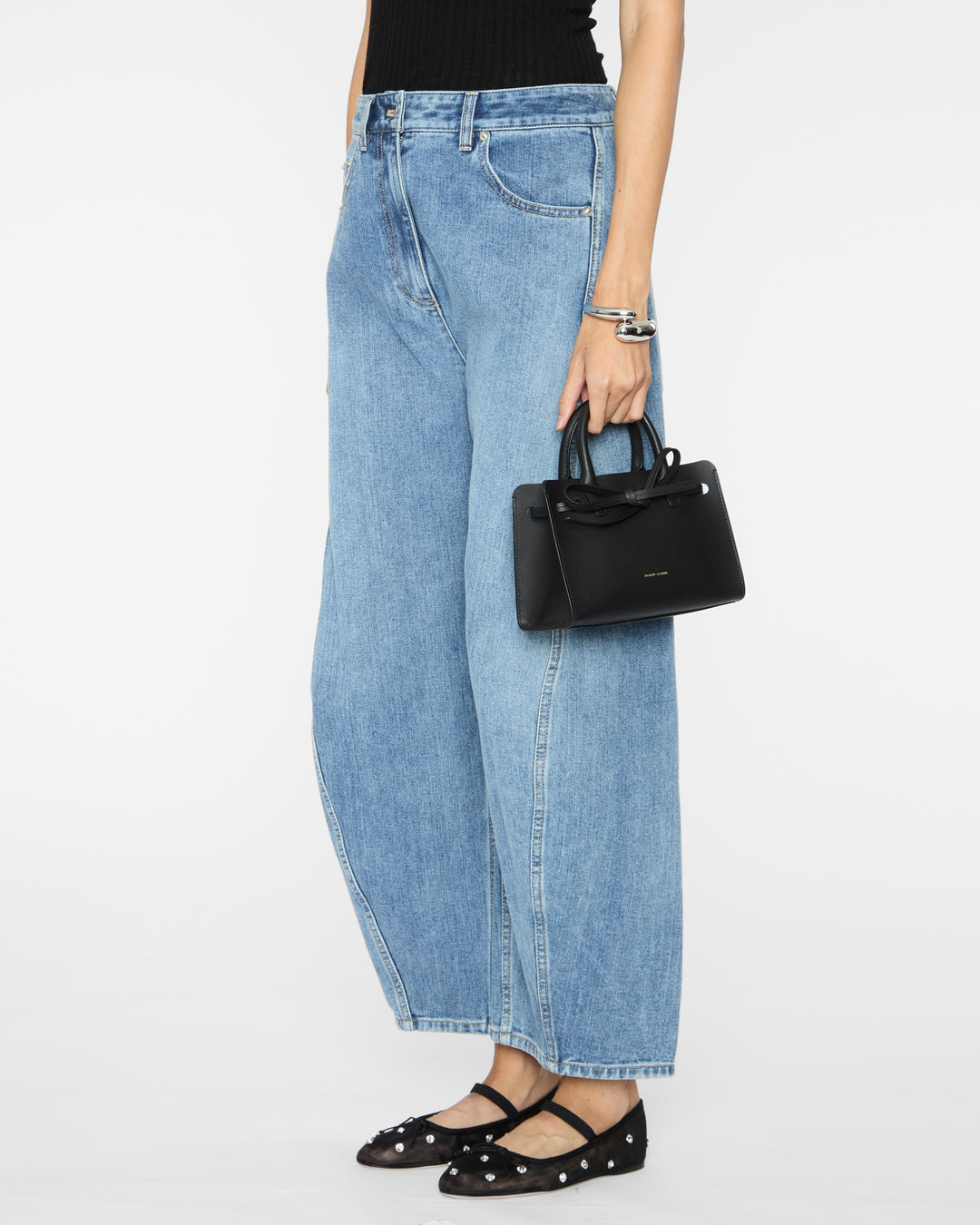 MANSUR GAVRIEL Mini Mini Sun Bag in Black